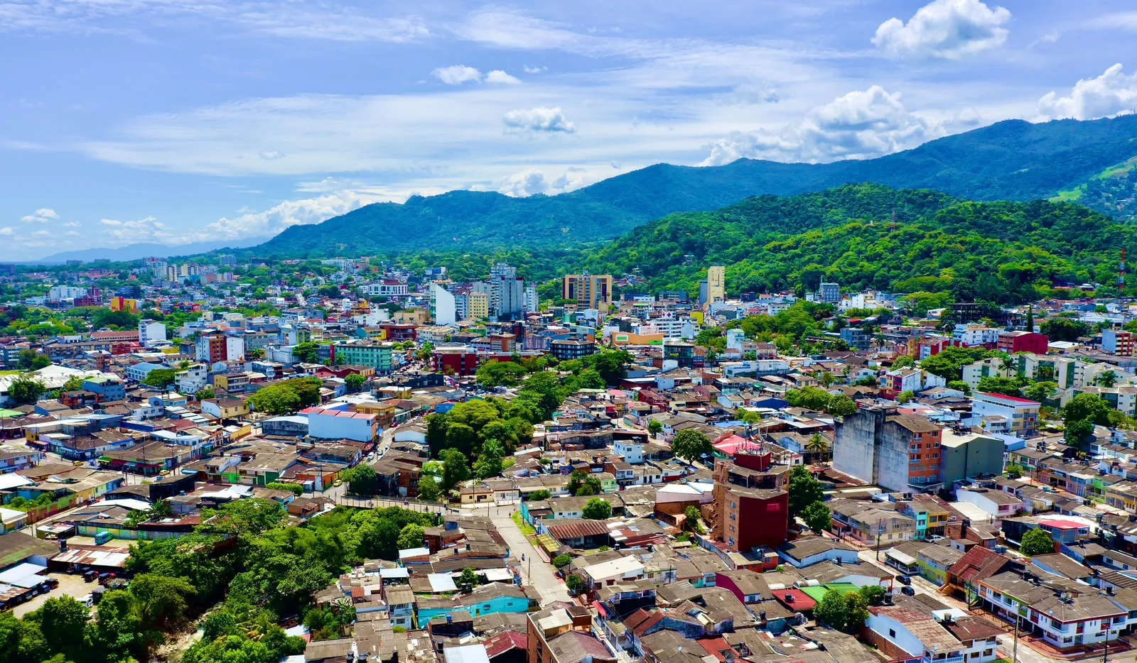 Villavicencio y las montañas de su piedemonte
